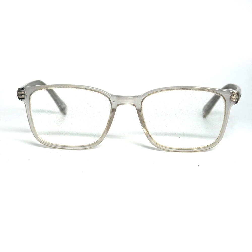 Modo 6531 GRYCR Clear Grey Eyeglasses Frames 52-18-140 G3 Full Rim Rectangular